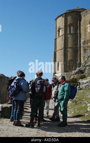 Il castello di Loarre il meglio conservato euopean castello del XI XII secolo dove Ridley Scott è stato facendo il suo nuovo film Foto Stock