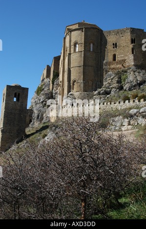 Il castello di Loarre il meglio conservato euopean castello del XI XII secolo dove Ridley Scott è stato facendo il suo nuovo film Foto Stock