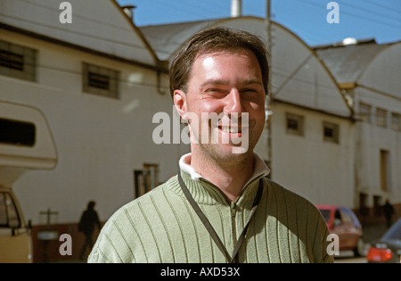 Antonio Czarnobay, enologo alla cooperativa Vinicola Aurora, Bento Goncalves, Brasile del Sud Foto Stock