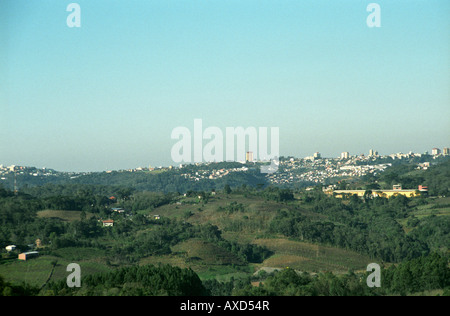 I vigneti del vino Miolo Groupe, Bento Goncalves, Vale dos Vinhedos, Brasile del Sud Foto Stock