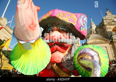 Malta Gozo festa di carnevale Foto Stock