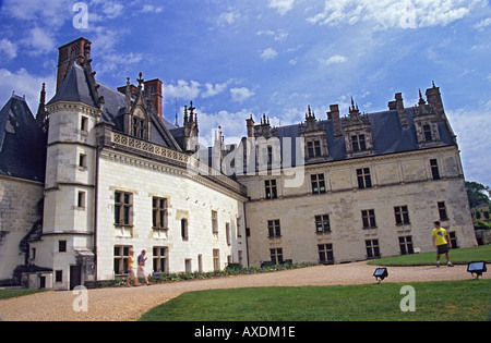 Il Chateau d Amboise Valle della Loira in Francia Foto Stock