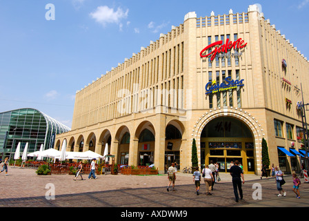 Shopping center Galerie Roter Turm Chemnitz, in Sassonia, Germania Foto Stock