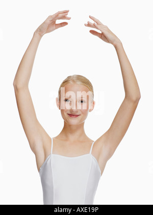 Giovane ballerina (14-15), ritratto Foto Stock