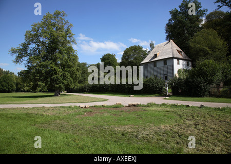 Weimar, Parco an der Ilm, Goethes Gartenhaus Foto Stock