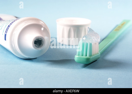 Spazzolino da denti | Zahnbuersten Foto Stock