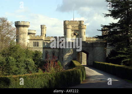 Il castello di Eastnor vicino a Ledbury in Herefordshire e Worcestershire Foto Stock