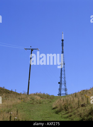 Grande televisore Mast Fife Scozia Scotland Foto Stock