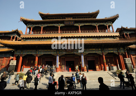 Il Tempio dei Lama a Beijing in Cina. 24-Mar-2008 Foto Stock