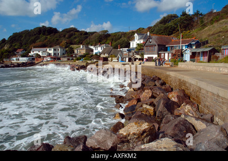 Mare, baia di Steephill, Ventnor, Isola di Wight, Inghilterra, Regno Unito, GB. Foto Stock