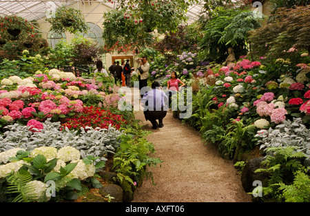 Il Conservatorio, i Giardini Fitzroy, Melbourne, Australia Foto Stock