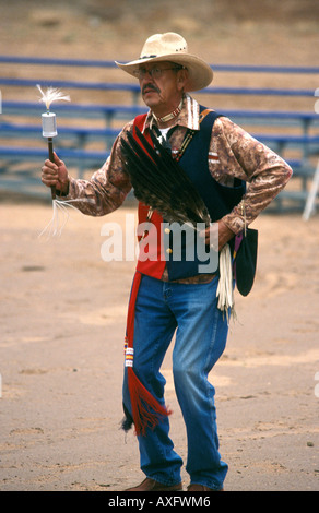 Gallup - New Mexico - USA - ottantacinquesimo Inter-tribal festival ballerino indiano Foto Stock