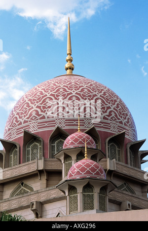 Putra moschea a Putrajaya, Malesia Sud Est asiatico Foto Stock