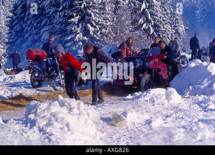 Solla Elefantentreffen Thurmannsbang Bayerischer Wald Baviera Germania. Foto di Willy Matheisl Foto Stock