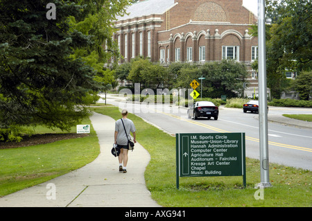 Michigan State University campus attività a East Lansing Michigan Foto Stock