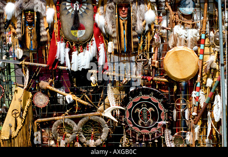 American Indian Chippewa tribal Pow Wow Port Huron M Michigan Foto Stock