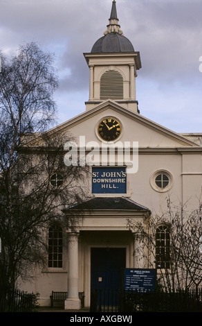 St John s chiesa in Downshire Hill Londra Inghilterra Hampstead Foto Stock