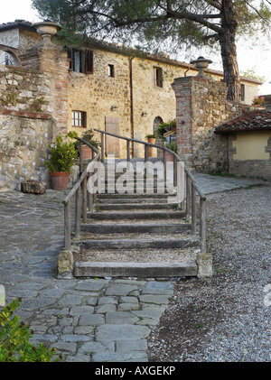 Edificio di pietra in Europa Foto Stock