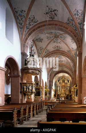 Steinfeld, Klosterkirche, Blick nach Osten Foto Stock