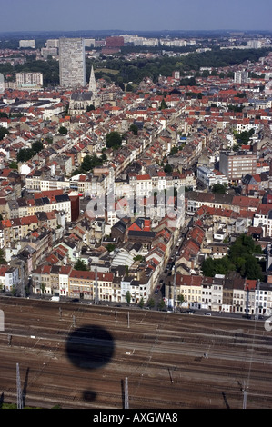 Vista aerea di Bruxelles Foto Stock