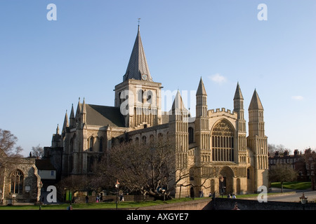 Rochester Cathedral in Kent England Regno Unito Foto Stock