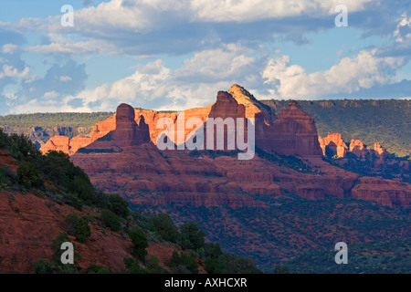 Arizona Red Rocks prima del tramonto Foto Stock