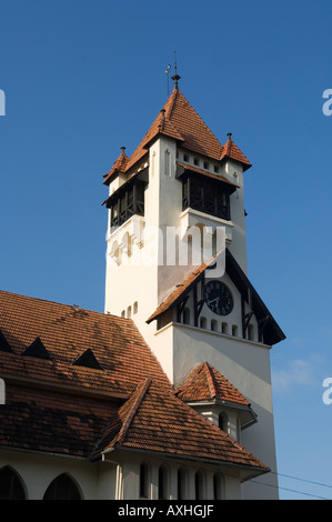 Tanzania Dar es Salaam la chiesa luterana è stato costruito nel 1898 in stile bavarese Foto Stock