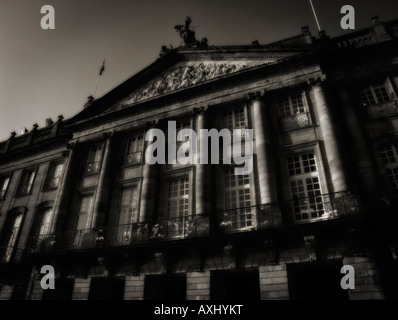 "Pazo de Raxoi' (Rajoy Palace) . Piazza del Obradoiro. Santiago de Compostela. La Galizia. Spagna Foto Stock