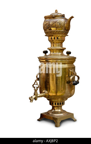 Antiquariato samovar Russo Mosca souvenir Foto Stock