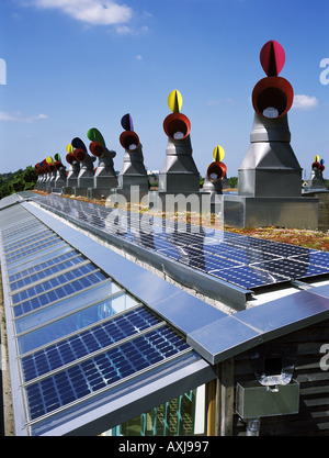 BEDZED (BEDDINGTON ZERO ENERGY Development), Sutton, Regno Unito Foto Stock