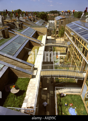BEDZED (BEDDINGTON ZERO ENERGY Development), Sutton, Regno Unito Foto Stock