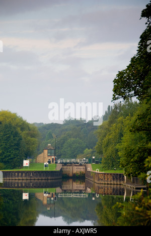 Serratura Sprotbrough sul Fiume Don nello Yorkshire Foto Stock