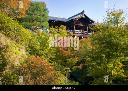 Tsuten-kyo Ponte in autunno - Tofuku-ji Kyoto 2 Foto Stock