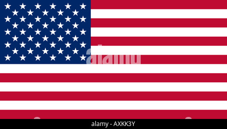 Bandiera degli Stati Uniti d'America Foto Stock