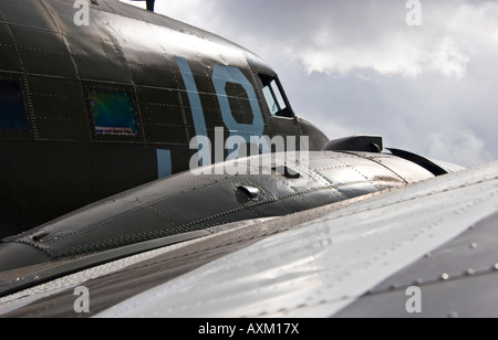 Dakota DC-3 a Goodwood 2007 Foto Stock