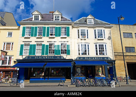 Blackwell's Bookshop, Broad Street, Oxford, Inghilterra Foto Stock