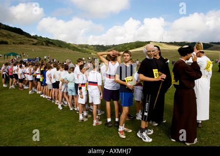 Butser Hill Challenge 2006 Foto Stock