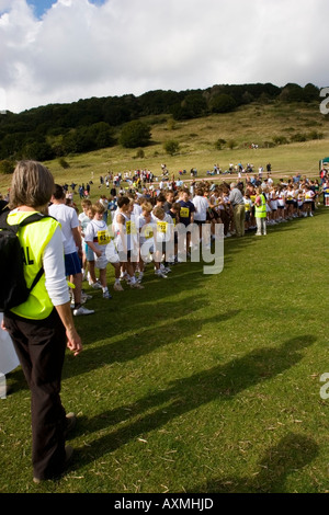 Butser Hill Challenge 2006 Foto Stock