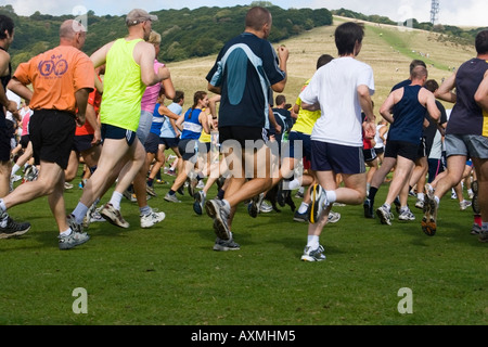 Butser Hill Challenge 2006 Foto Stock