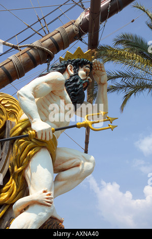 Italia, Liguria, Genova, Porto di Genova, nave usata nei Pirati di Roman Polanski Foto Stock
