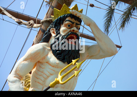 Italia, Liguria, Genova, Porto di Genova, nave usata nei Pirati di Roman Polanski Foto Stock