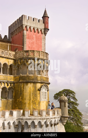 Sintra Portogallo Palacio Nacional da Pena Foto Stock
