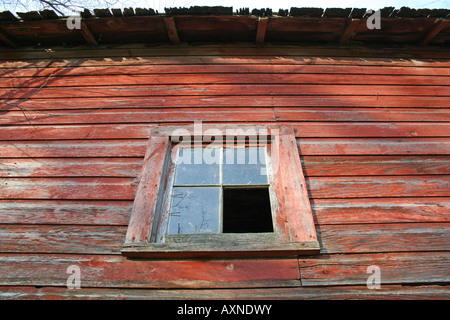 finestra del granaio Foto Stock