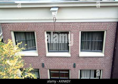 Roomolenstraat e Singel canal street in Amsterdam Foto Stock