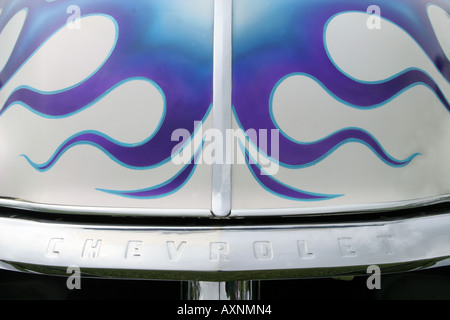 Cofano personalizzato di Chevrolet automobile Foto Stock
