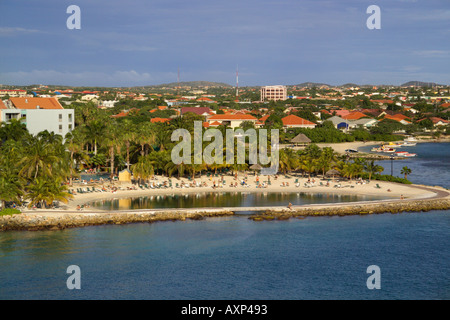 Spiaggia di Oranjestad Aruba Caraibi Foto Stock