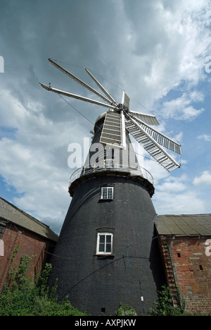 Il mulino a vento di Heckington, Heckington, Lincolnshire, Inghilterra. Foto Stock