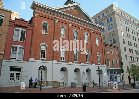 Il Teatro di Ford, 10th Street a Washington DC. Il presidente Abraham Lincoln è stata sparata qui il 14 aprile 1865. Foto Stock