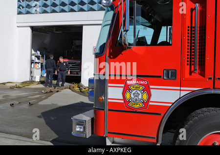 Nanaimo fuoco e al dipartimento di soccorso BC Canada Foto Stock