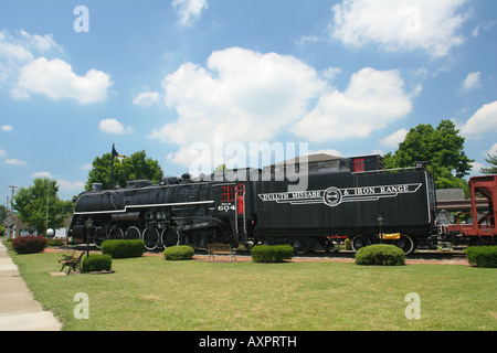 Greenville Railroad Park e il Museo di Greenville Pennsylvania Foto Stock